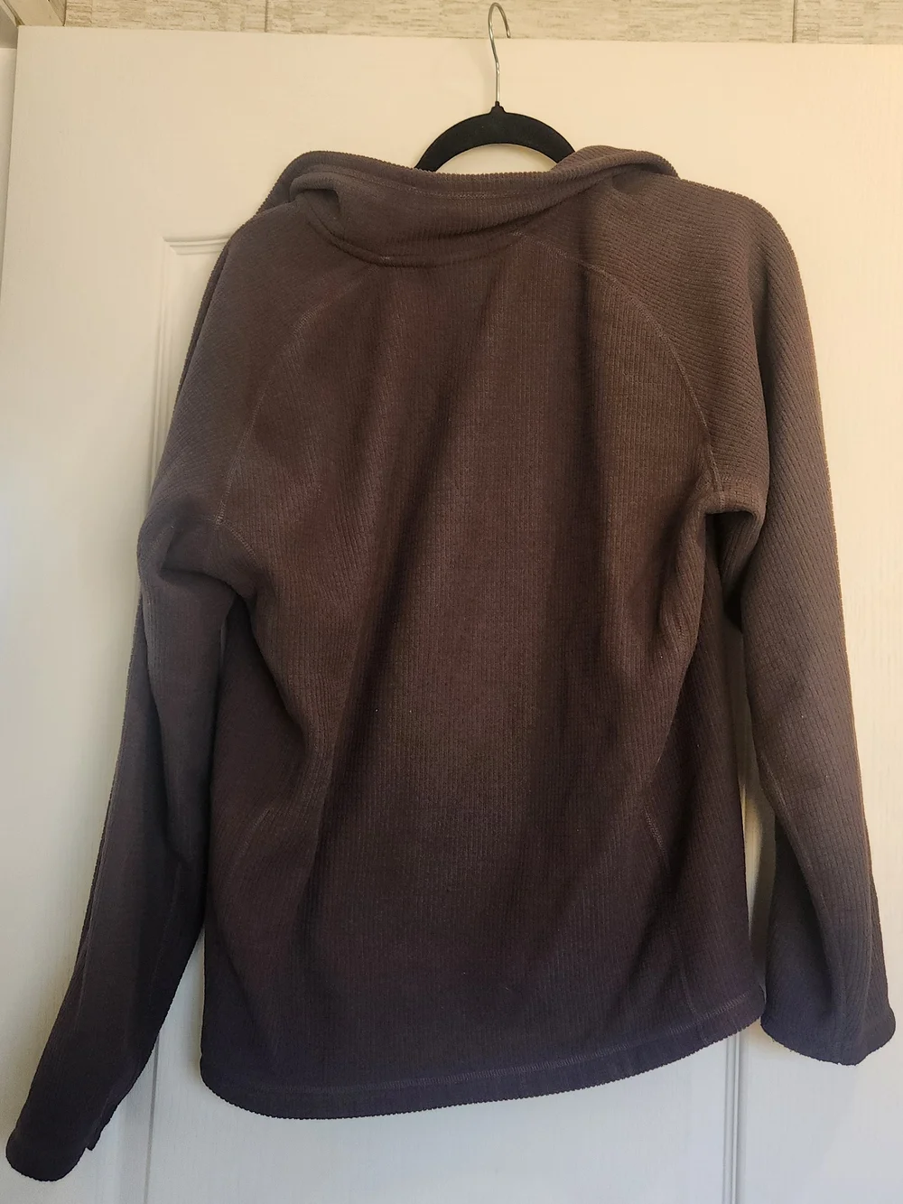 The North Face Men's Black Quarter-Zip Hoodie Sweater M Euc